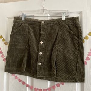 Corduroy Skirt